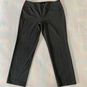 Talbots‎ Women's Bi-Stretch Side-Zip Straight-Leg Pants Gray Size Petite 14p